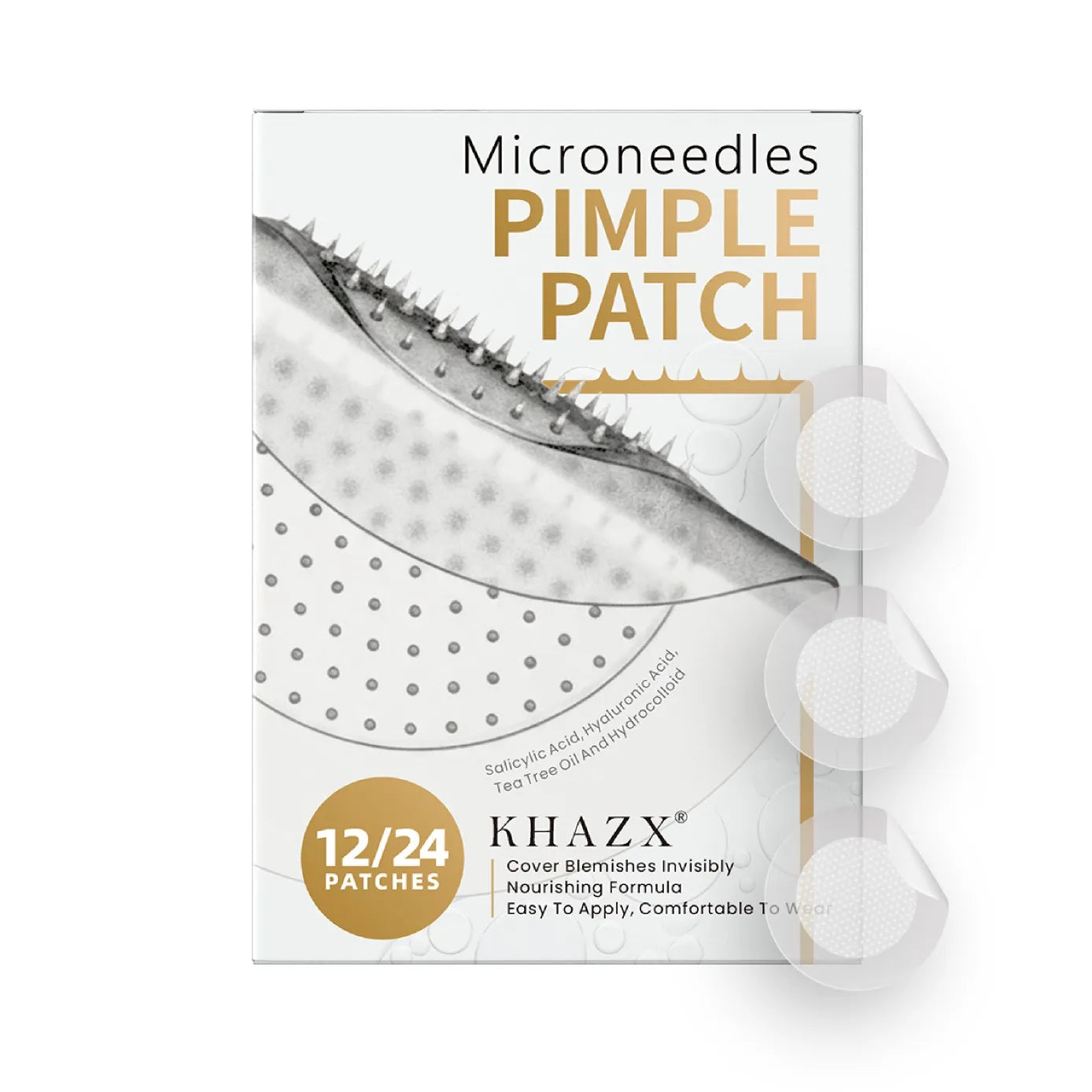 Patches Invisíveis para Acne – Pele Limpa ao Acordar, Sem Esforço